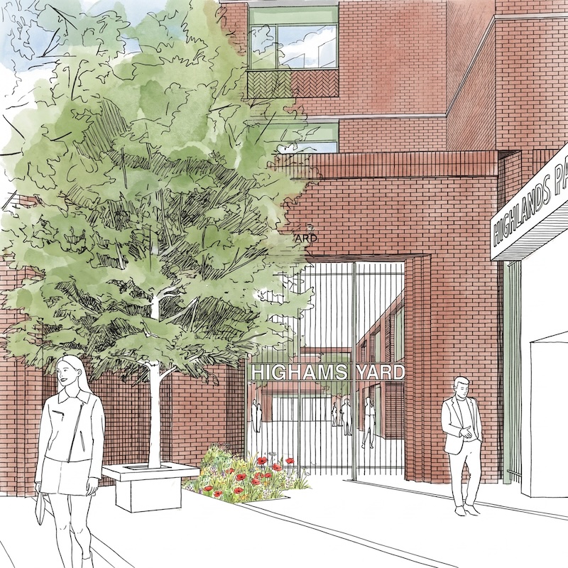 Proposed Residential Entrance