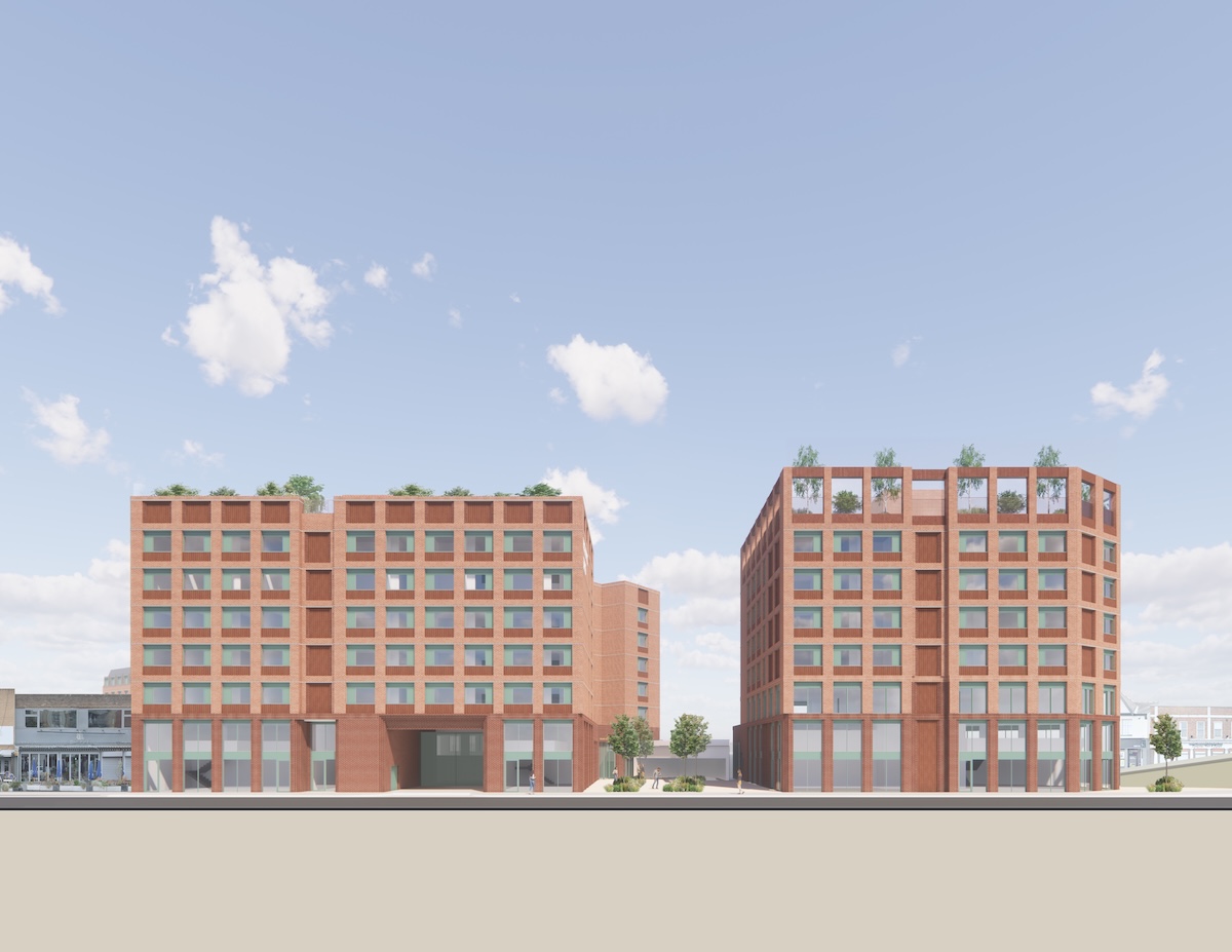 Proposed Larkshall Road elevation